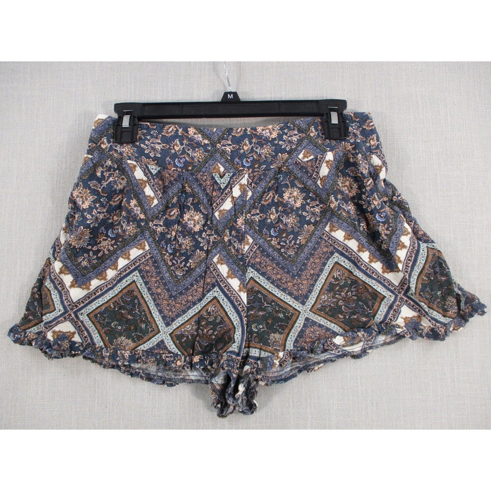 American Eagle Outfitters Blue Floral Paisley Pattern Shorts